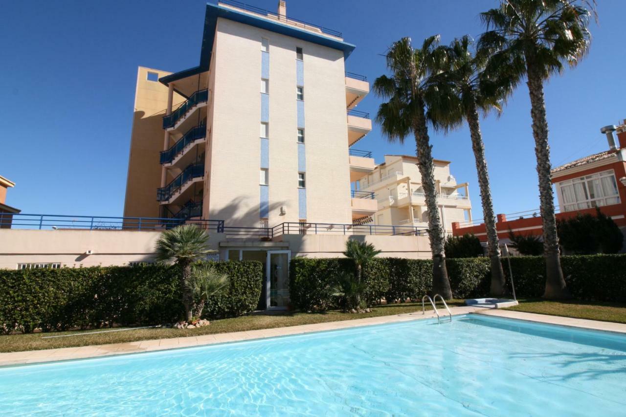 Apartamento Con Piscina Y Vistas Al Mar Aguamarina 36 Oliva Luaran gambar